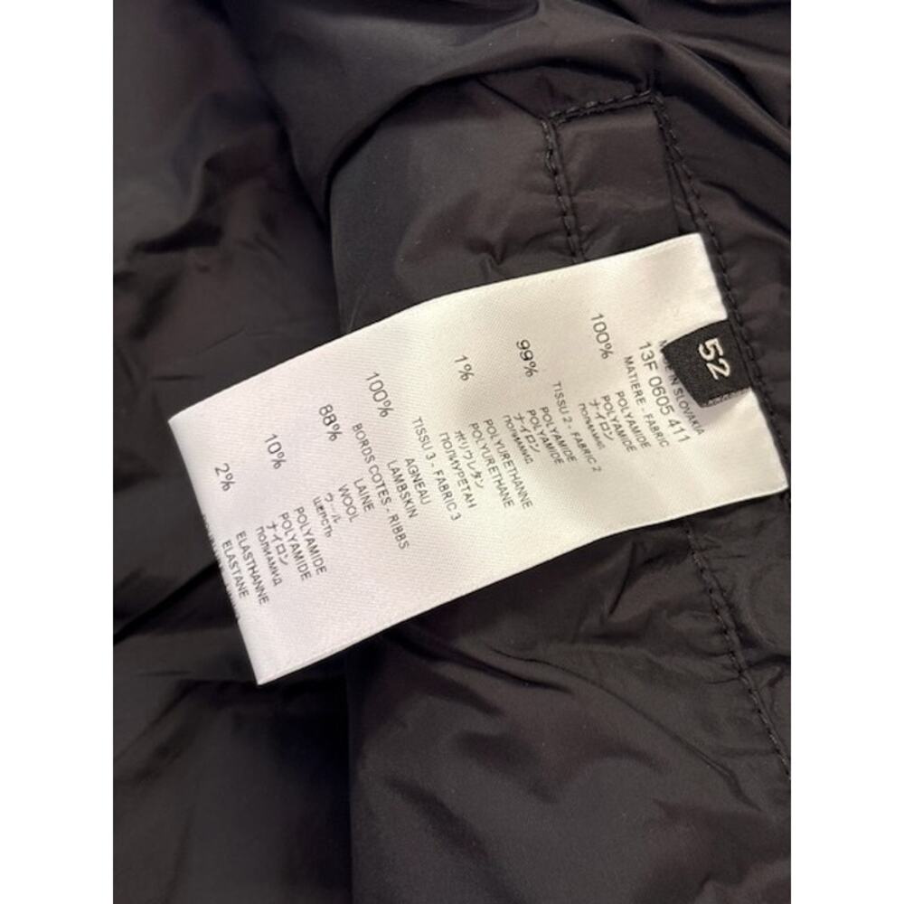 Givenchy Plaid Down Quilted Vest Full-Zip Pockets Black/Multicolor Mens Size 52 - Picture 13 of 16